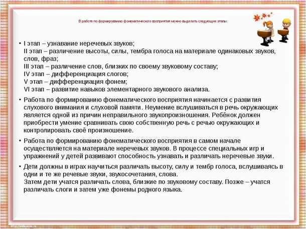 Детский синдром нарушений фонематического восприятия.