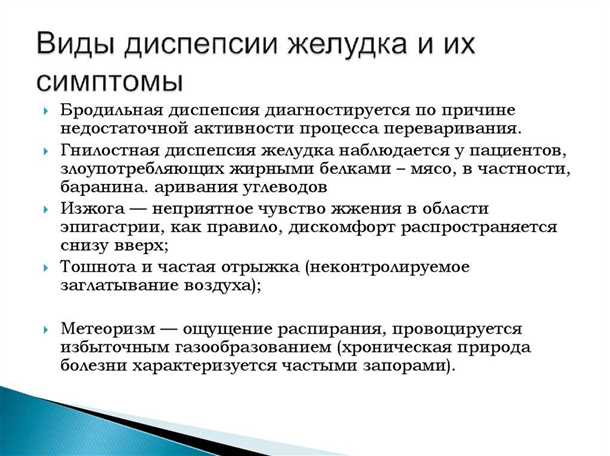 Предупреждение диспепсии желудка