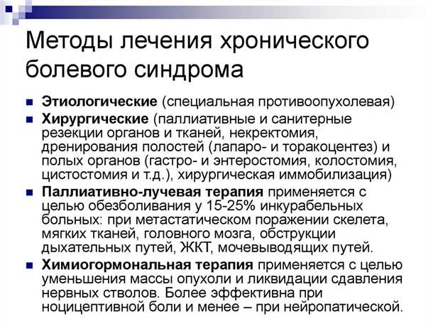 Роль пациентов с хроническими болевыми синдромами