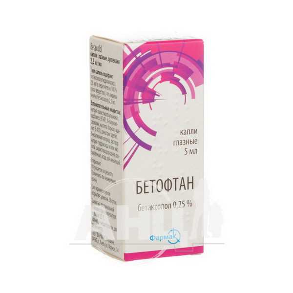 Глазные лекарства Бетофтан