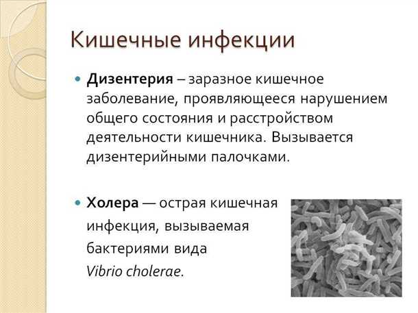 Симптомы кишечных инфекций