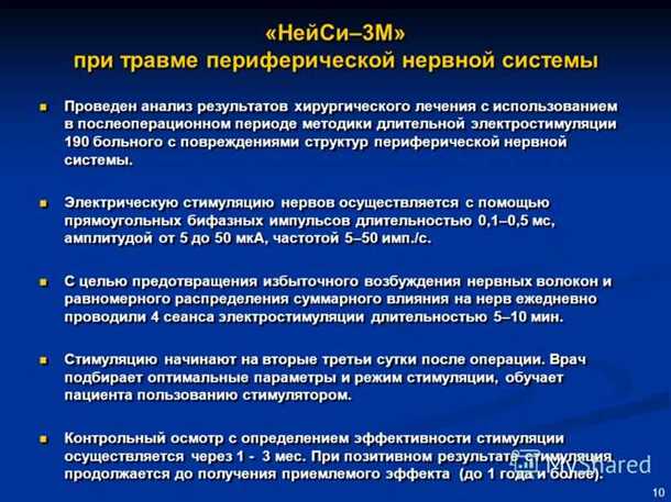 Клинические проявления нейропатий
