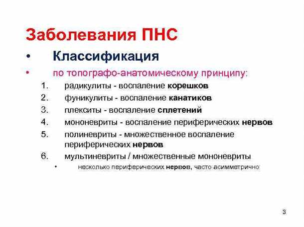 Невриты и невропатии при аутоиммунных поражениях периферической нервной системы: клинические проявления и лечение.