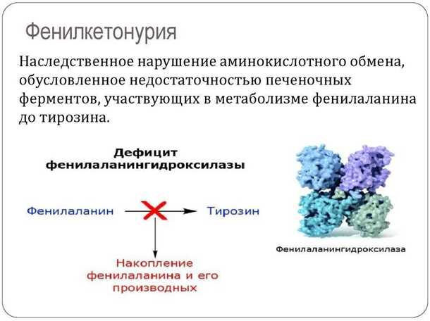 Неврологические аспекты метаболических нарушений (например, фенилкетонурия)