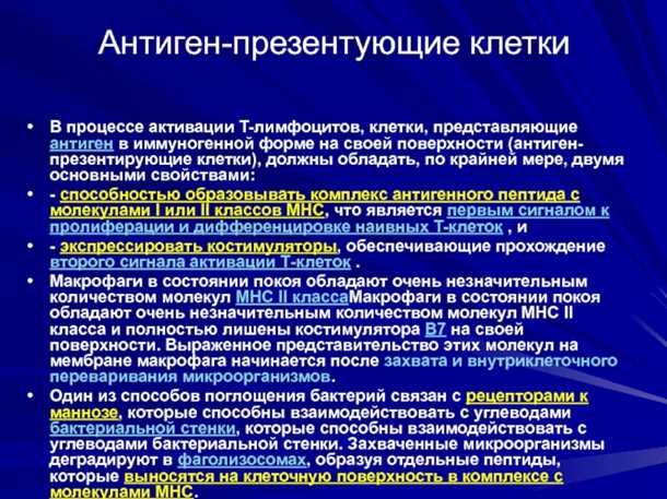 Неврологические аспекты нарушений иммунитета