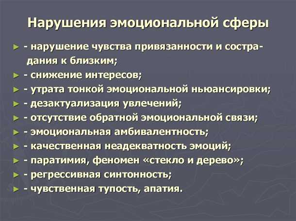Неврологические основы эмоциональных расстройств.