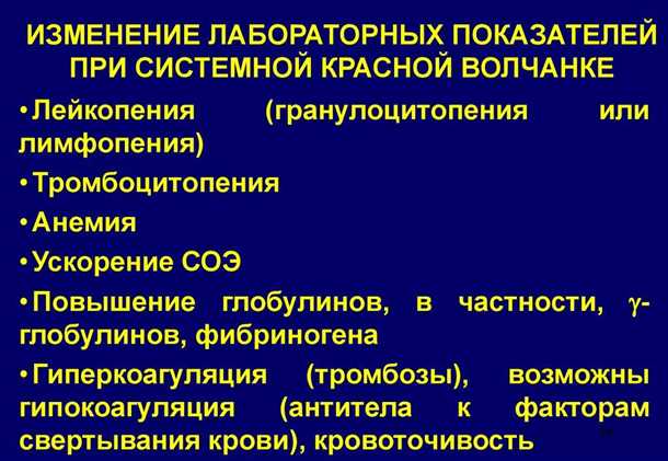Характерные симптомы