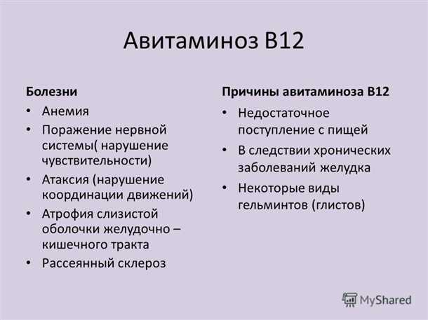 Важность витамина В12 для нервной системы