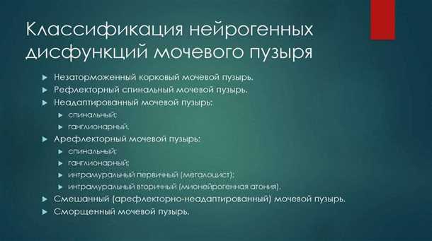 Расстройства мочеиспускания при повреждении спинного мозга и его последствия
