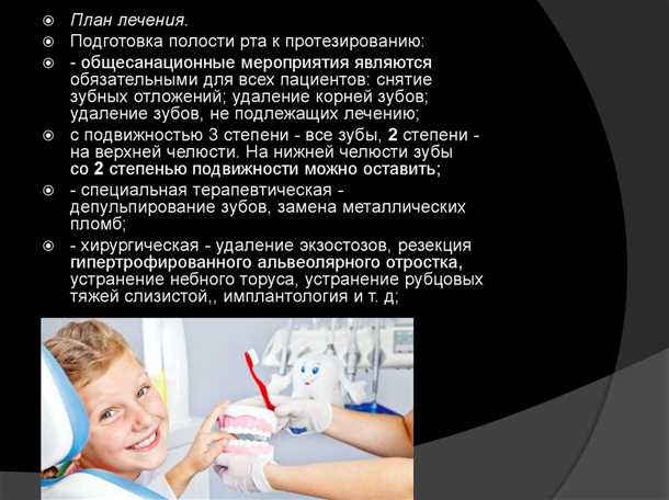 Информирование о возможностях протезирования