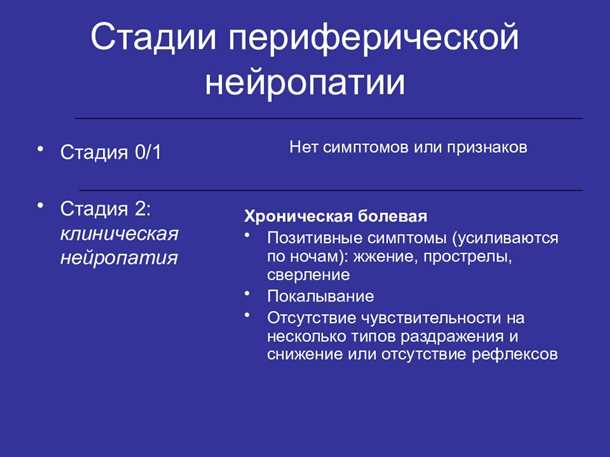 Лечение и терапия поражения периферической нервной системы при системных состояниях