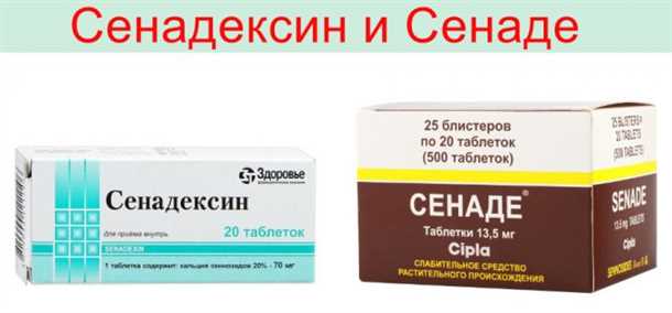 Популярные препараты с сенной