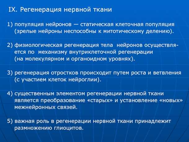 Практики для восстановления и регенерации нервной ткани