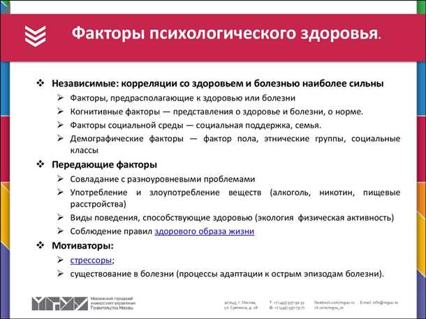 Эффекты воспаления на настроение и эмоциональное состояние
