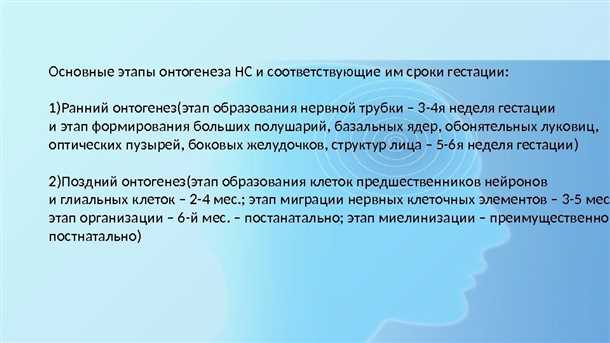 Прогноз и прогнозирование развития детей с врожденными аномалиями нервной системы.